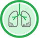 Envisa logo showing lungs with ILD lesions