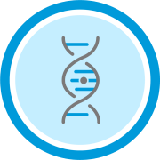 Percepta Genomic Atlas logo showing a DNA double helix